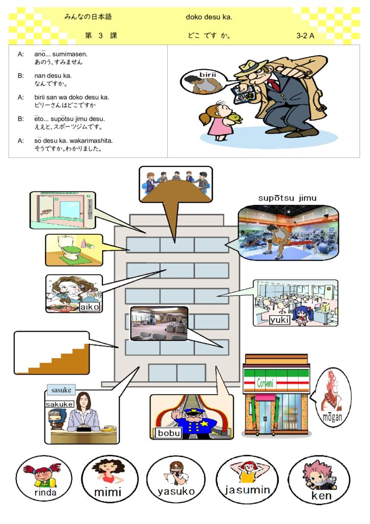 みんなの日本語 第3課の教え方 日本語あれこれ