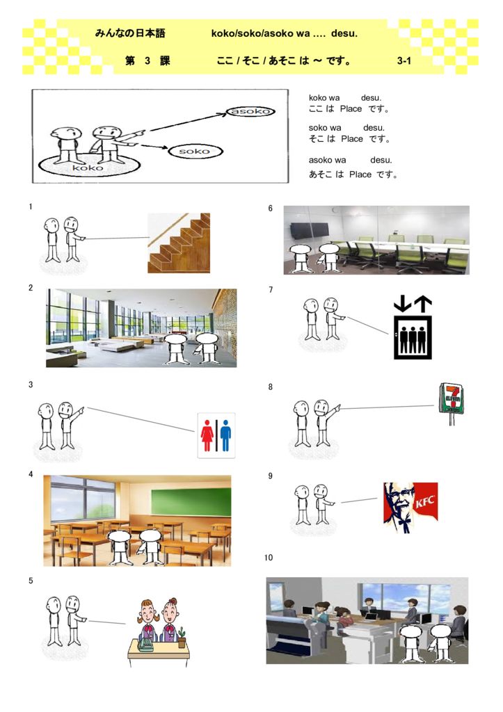 みんなの日本語 第3課の教え方 日本語教師 ただいま作業中