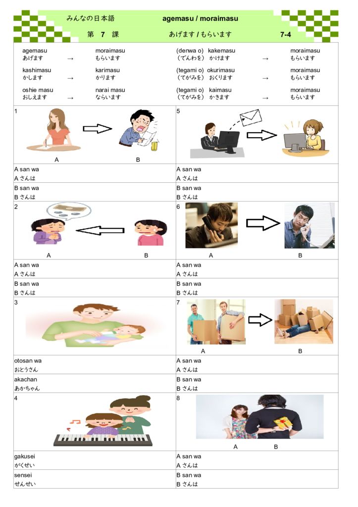 みんなの日本語 第７課の教え方 日本語あれこれ